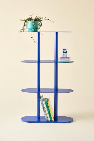 Urban Outfitters Ollie 4-tier Iron Oval Storage Shelf In Dark Blue At  In Blue