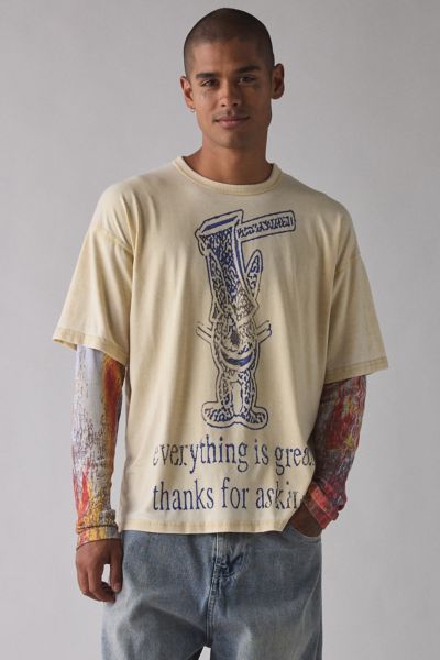 layered long sleeve tshirt 迷彩 Layered Long Sleeve T-Shirt | Mens Tees & Vests | Shop T