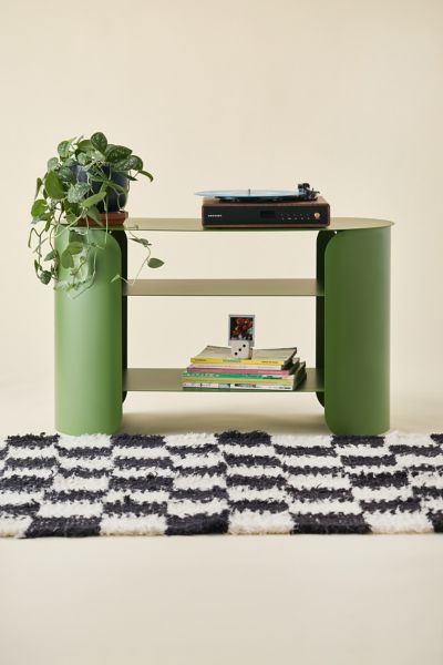 Urban Outfitters Ollie Iron Oval Media Console In Green At  In Green