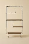 Alana Chrome 4-Tiered Bookshelf