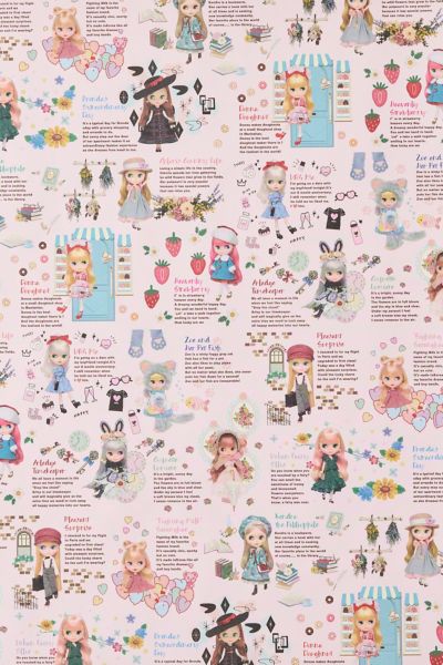 Blythe Pretty Lineup Wrapping Paper Set