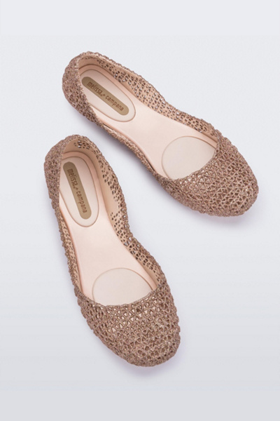 Melissa Campana Papel Jelly Ballerina Flat