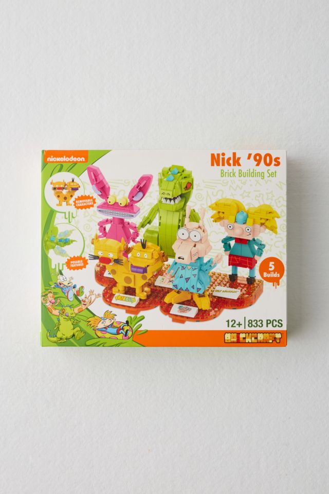 Brickcraft '90s Nickelodeon Character Building Brick Set #1