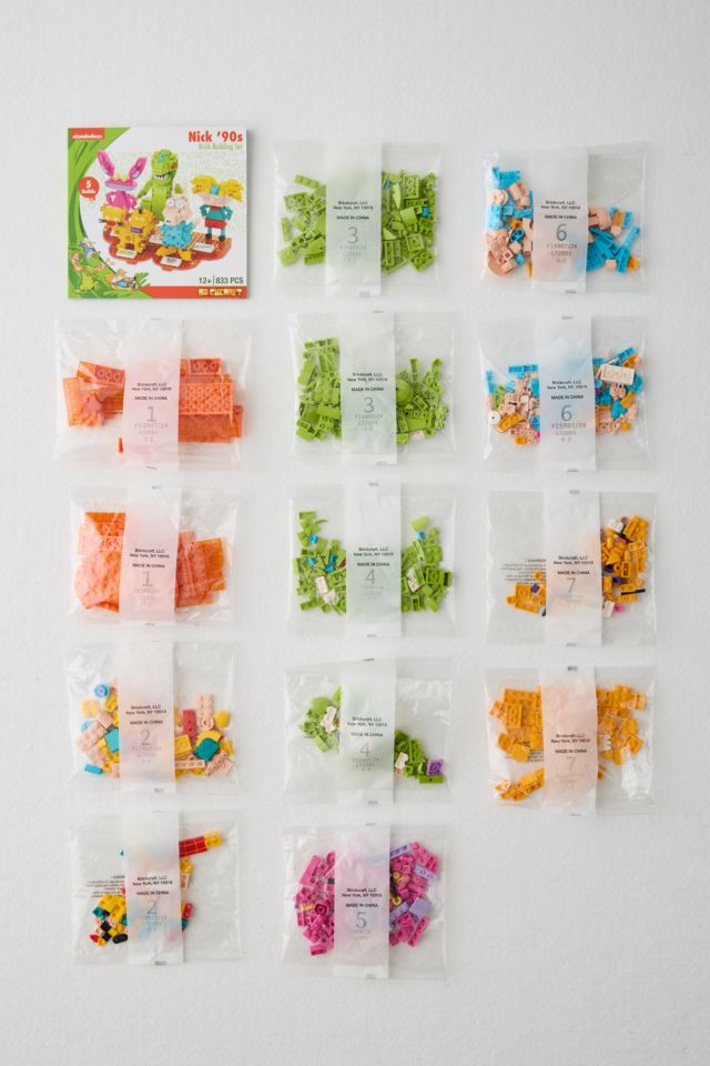 Brickcraft '90s Nickelodeon Character Building Brick Set #2