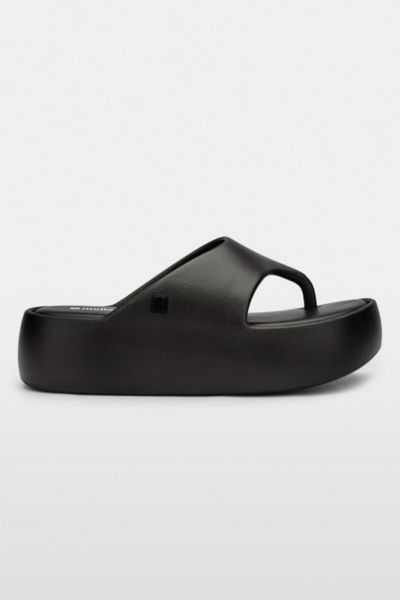 Shop Melissa Free Platform Thong Sandal In Black, Women's At Urban Outfitters