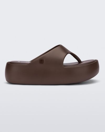 MELISSA FREE PLATFORM THONG SANDAL IN BRONZE, WOMEN'S AT URBAN OUTFITTERS 