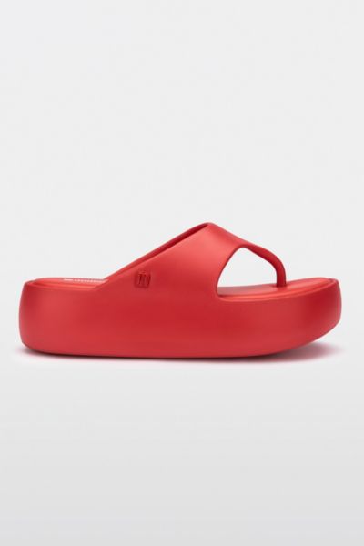 Shop Melissa Free Platform Thong Sandal In Red, Women's At Urban Outfitters