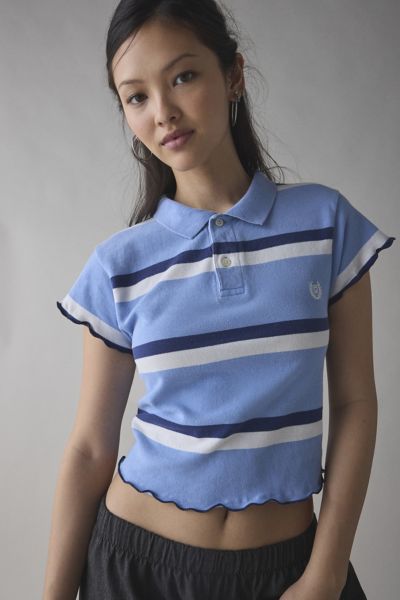 ReMADE By UO Lettuce Edge Polo Tee Product Page