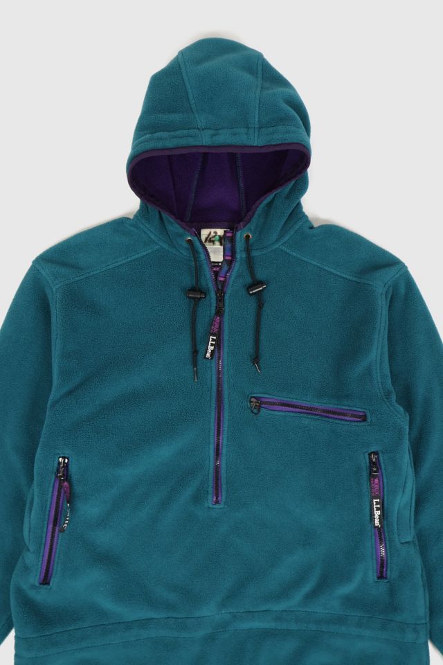 Vintage L.L. Bean Hooded Fleece Jacket #1