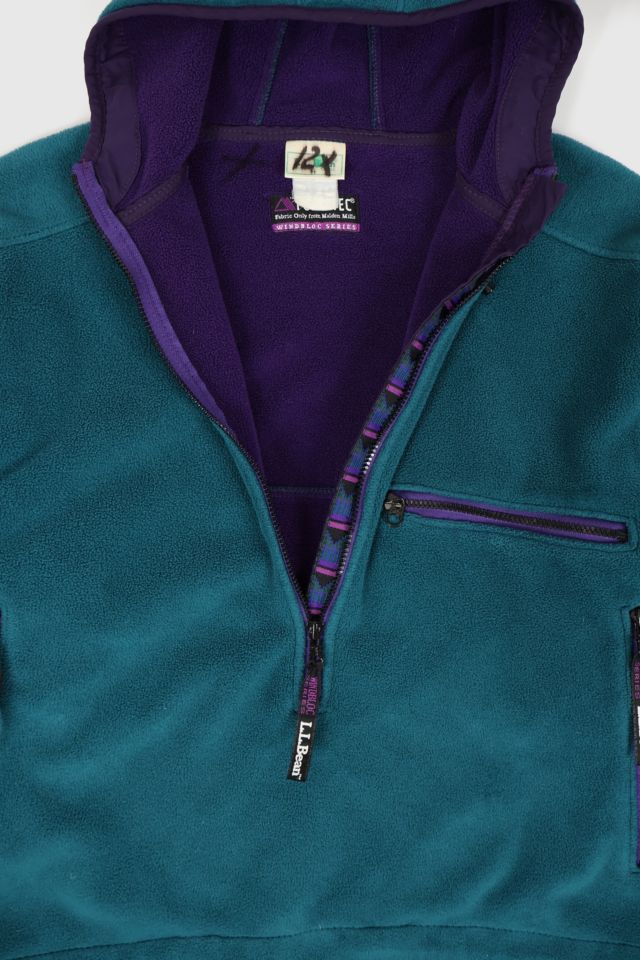 Vintage L.L. Bean Hooded Fleece Jacket #2