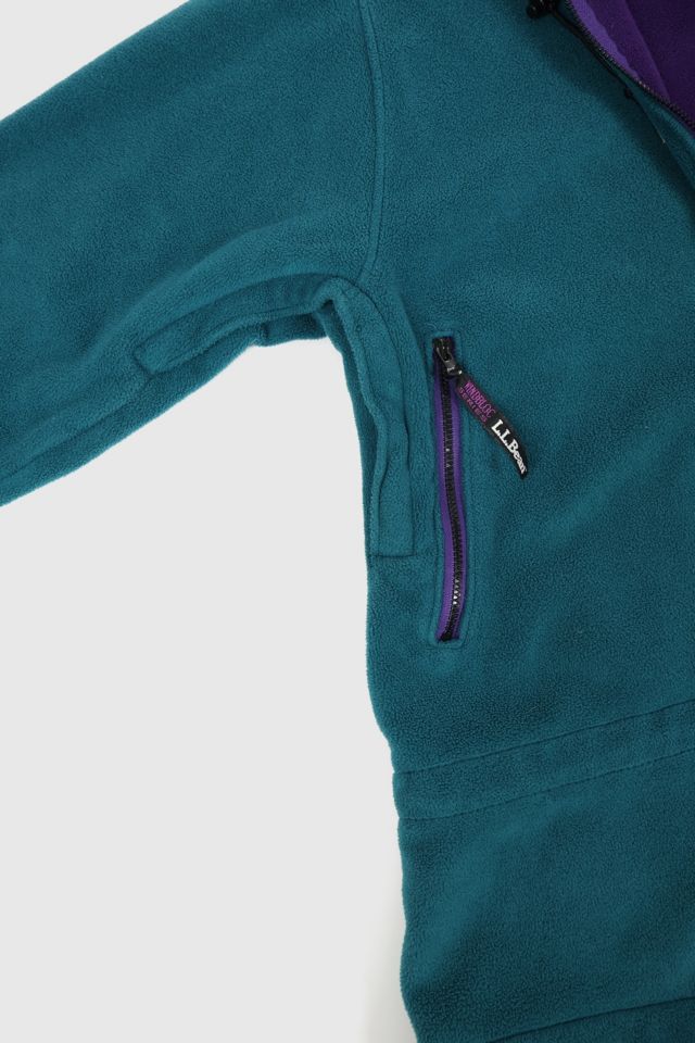 Vintage L.L. Bean Hooded Fleece Jacket #3