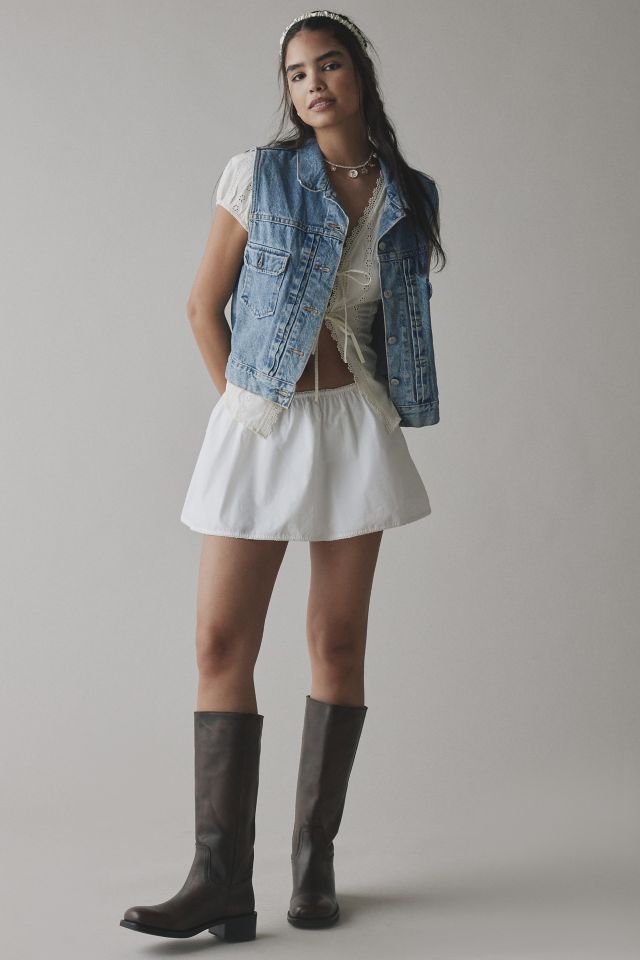 Kimchi Blue Secret Garden Eyelet Lace Tie-Front Bed Jacket #2