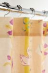 Molly Icon Striped Patterned Shower Curtain