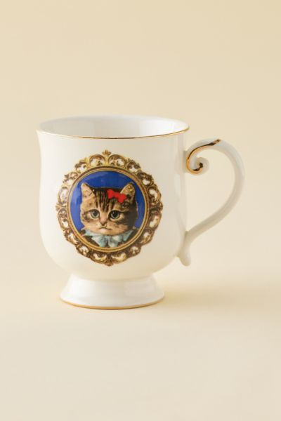 Urban Outfitters Gilded Graphic Ceramic Mug In Assorted At
