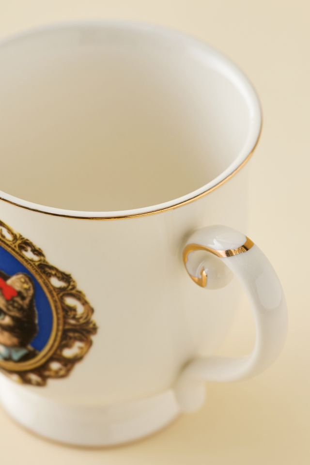Gilded Graphic Ceramic Mug #1