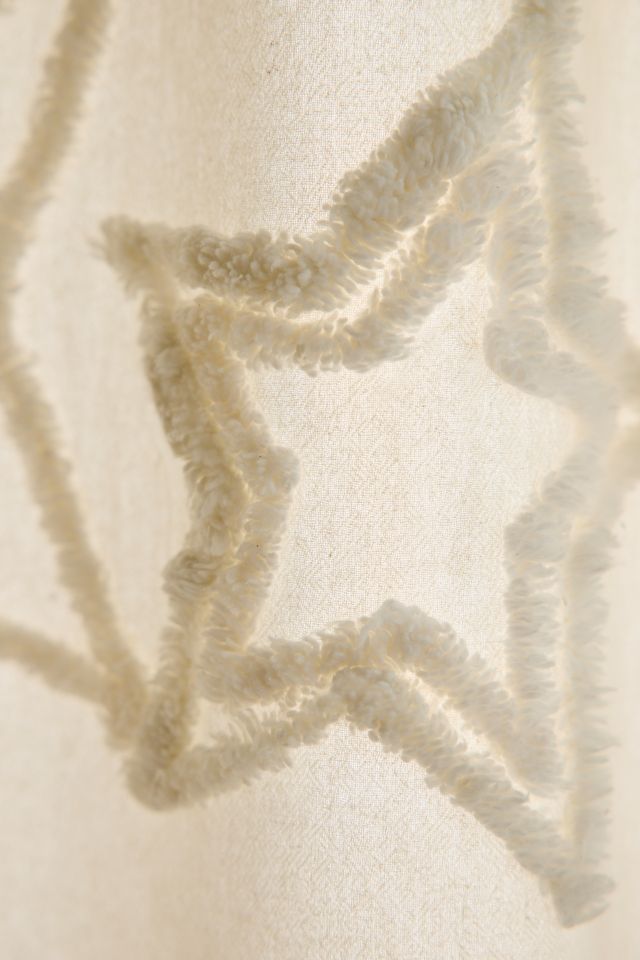 Star Icon Tufted Shower Curtain #1