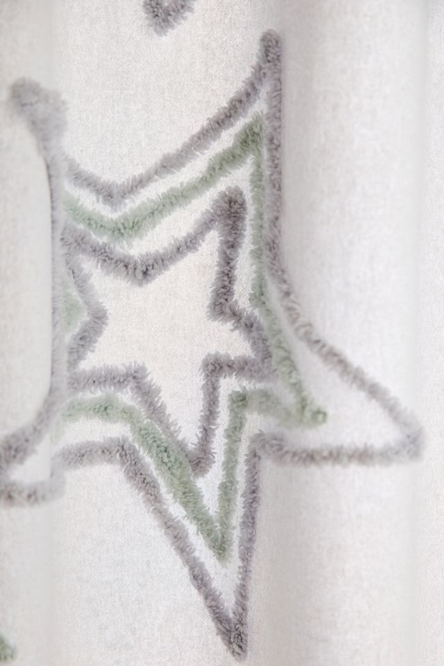 Star Icon Tufted Shower Curtain #1