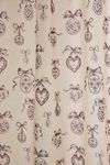 Locket Frame Patterned Shower Curtain