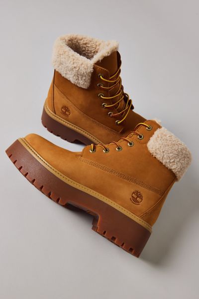 Timberland Women's Stone Street Mid Warm-Lined Waterproof Boot