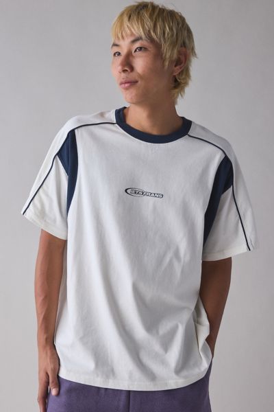 Iets Frans . … Piped Paneled Tee In Ivory At Urban Outfitters