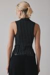 BDG Ledia Collared Zip-Front Vest Top