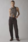 BDG Ledia Collared Zip-Front Vest Top