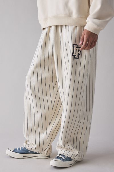 Iets Frans . … Harri Pinstripe Jogger Pant In Ivory At Urban Outfitters
