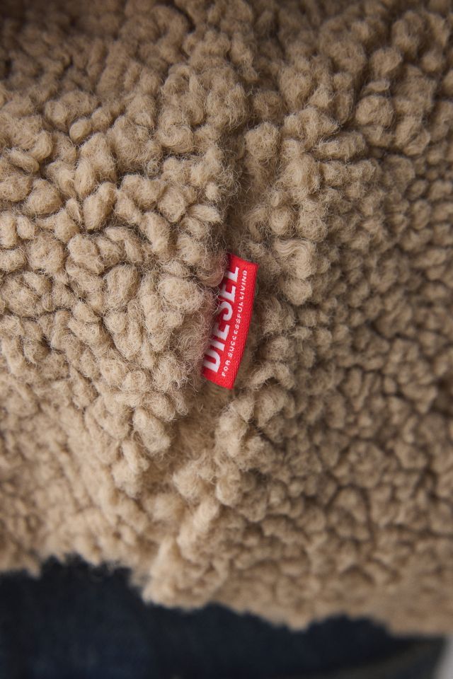Diesel S-Zat Fleece Hooded Zip-Up Jacket #3