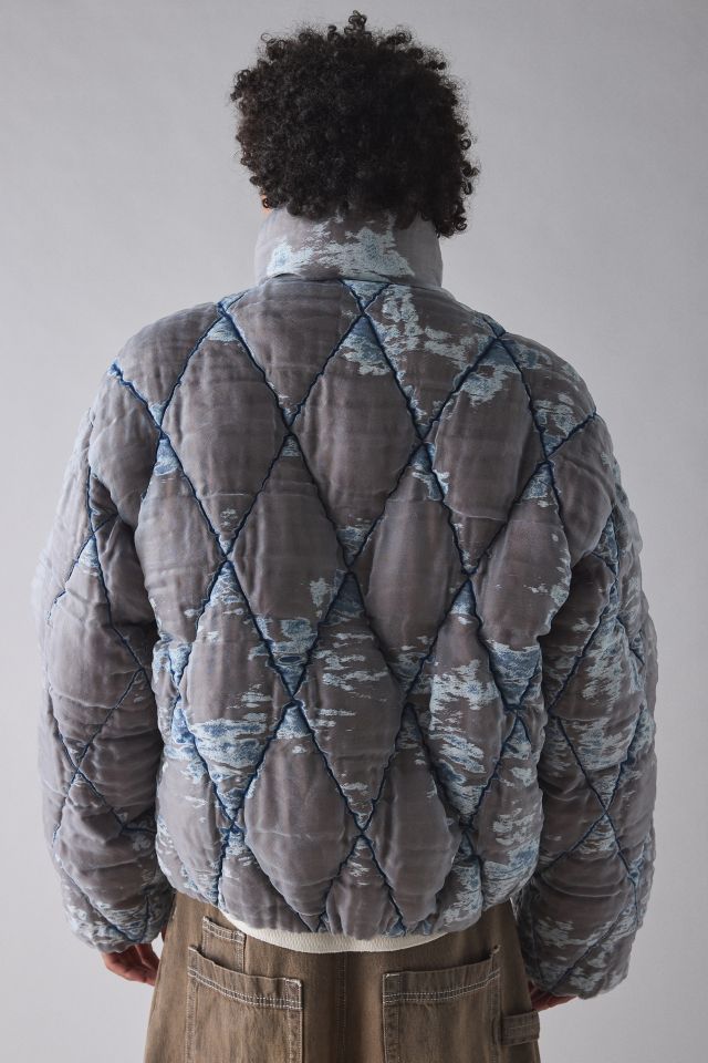 Diesel W-Kons Diamond Quilted Jacket #1