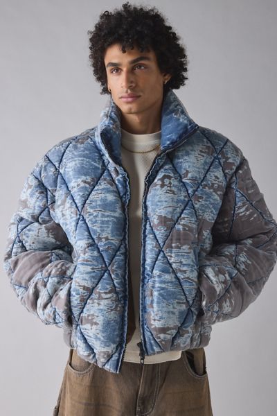 Diesel W-Kons Diamond Quilted Jacket