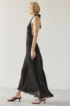 Lioness District Plunging V-Neckline Halter Maxi Dress