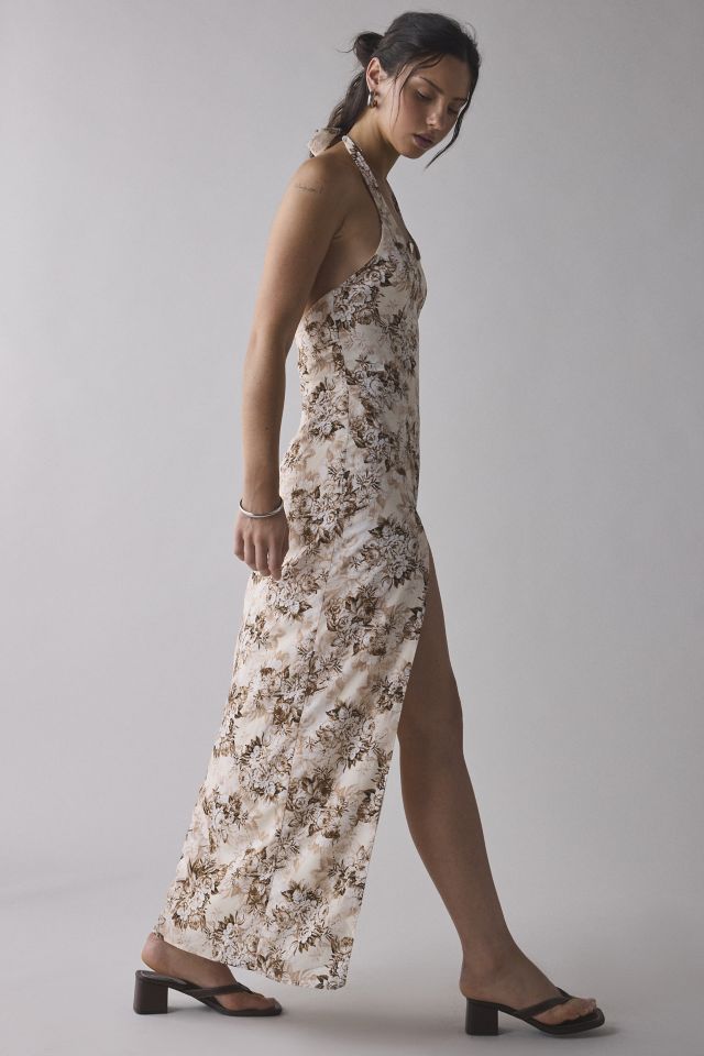 Lioness Westwood Draped Halter Tie Maxi Dress #3
