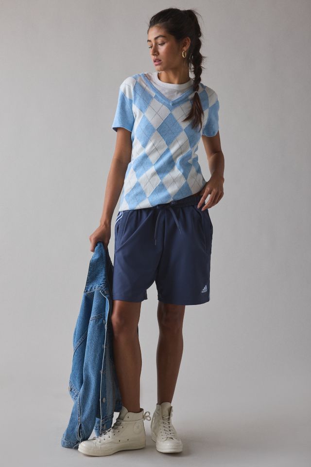 ReMADE By UO Short Sleeve Argyle Sweater #3
