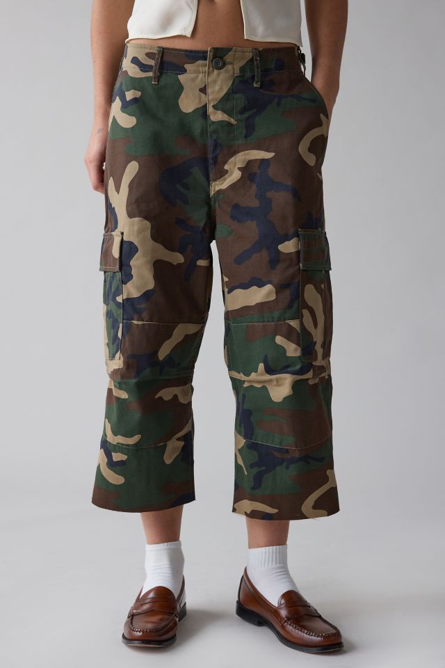 ReMADE By UO Camo Cargo Ankle Pant #1