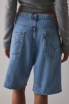 ReMADE By UO Side-Stripe Denim Jort