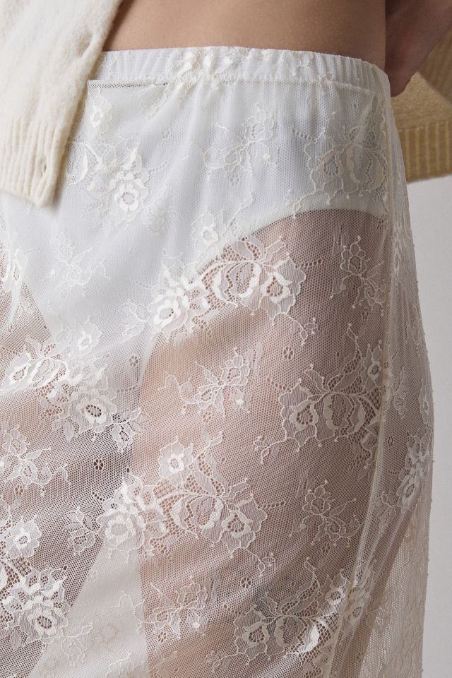 ReMADE By UO Sheer Lace Midi Skirt #2
