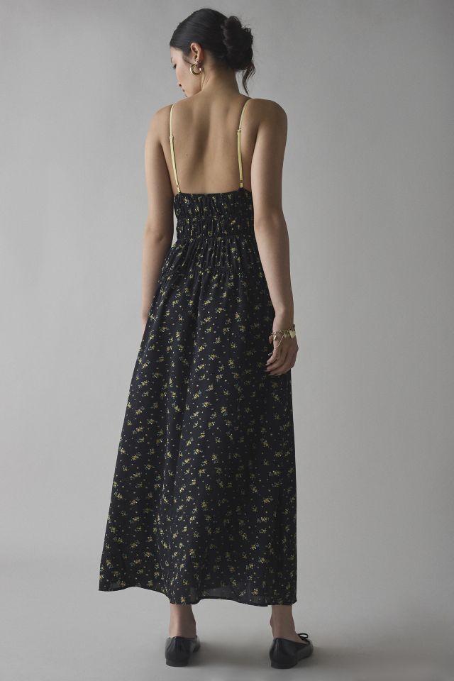 Kiss The Sky Bow-Front Smocked Maxi Dress #2