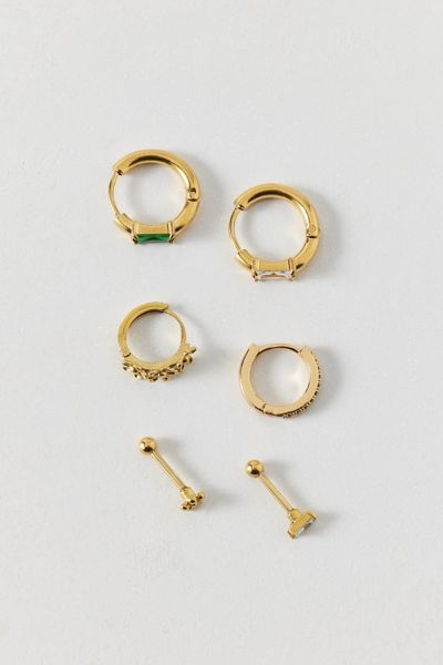 Floral Waterproof Earring Stack Set