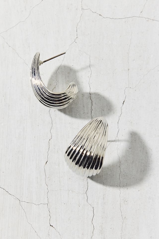Boucles d'Oreilles Texturées Dôme Statement #2