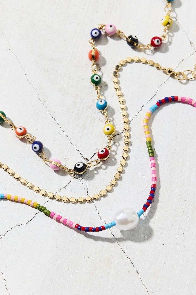 Cleo Colorful Beaded Anklet Set #1