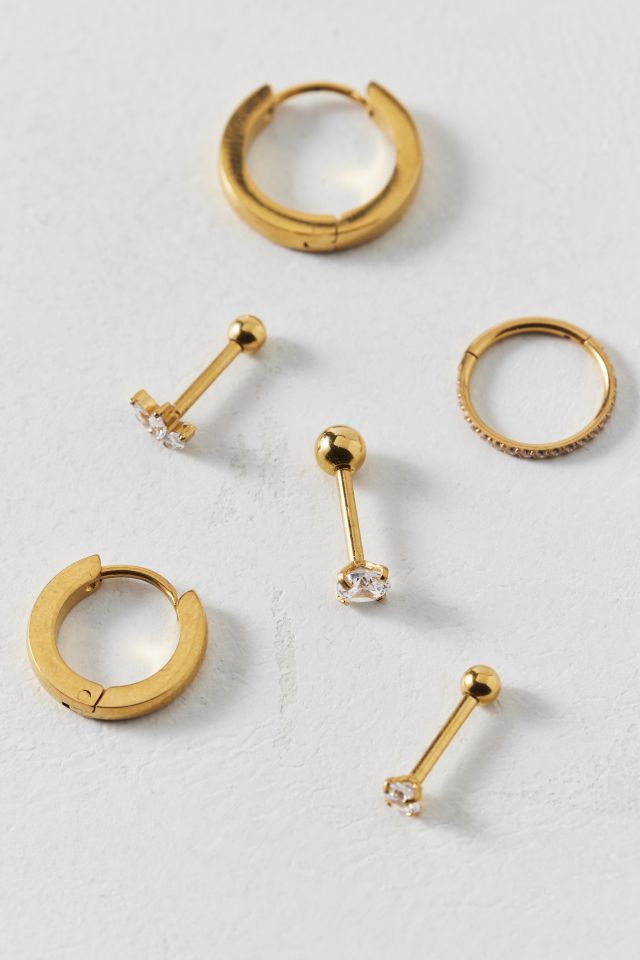 Shimmer Rhinestone Waterproof Earring Stack Pack #1