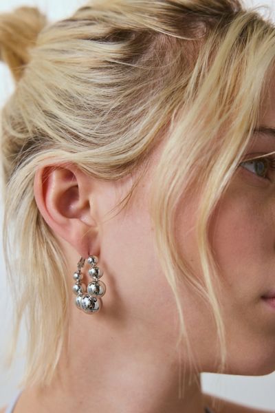 Statement Bubble Hoop Earring