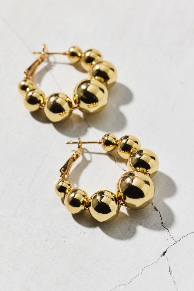 Boucles d'oreilles créoles à bulles Statement #1