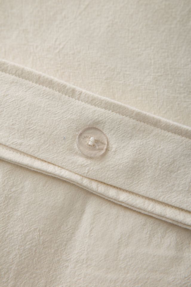 Wiggle Bordered Tufted Duvet Cover