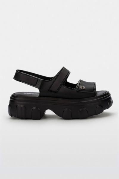 MELISSA ELLA MOVE PLATFORM SANDAL IN BLACK, WOMEN'S AT URBAN OUTFITTERS 