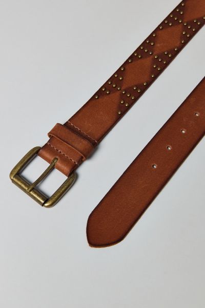 Ceinture en Cuir Cloutée