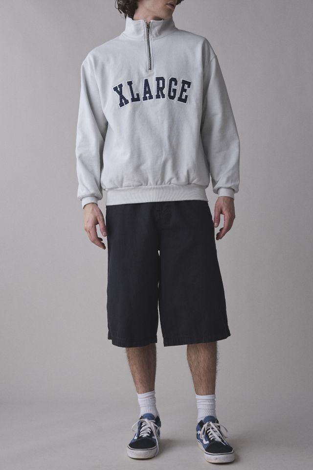 XLARGE 　ARCH LOGO HALF ZIP SWEATSHIRT XLARGE｜ARCH LOGO HALF ZIP SWEATSHIRT | Rakuten Fashion(楽天