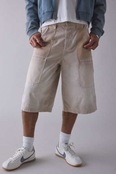 BDG VULCAN LOOSE UTILITY SHORT IN TAUPE, MEN'S AT URBAN OUTFITTERS 