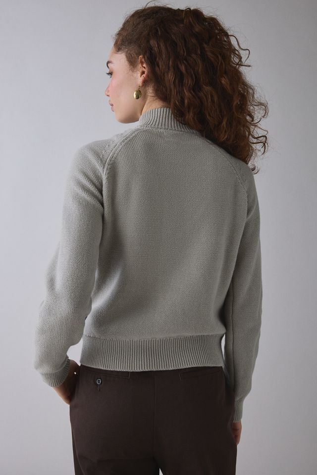 OBEY Lizzie Zip-Front Mock Neck Sweater #2