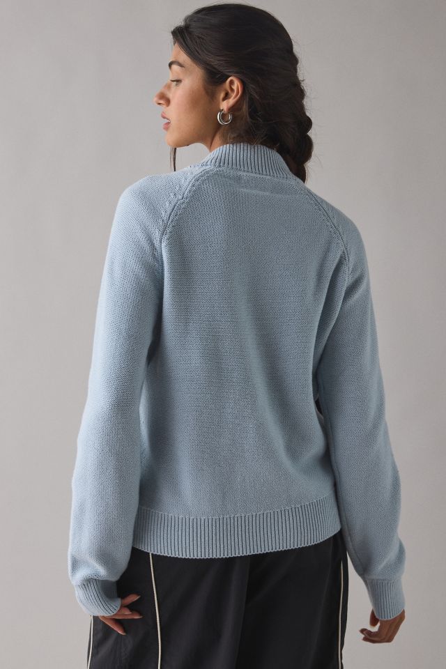 OBEY Lizzie Zip-Front Mock Neck Sweater #1